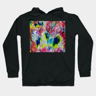 Abstract in Primary Colors Hoodie